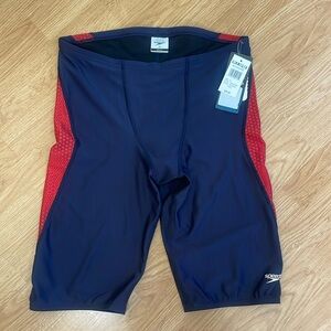 NWT Men’s Speedo Drawstring Waist UPF 50+ Pro LT Swim Shorts